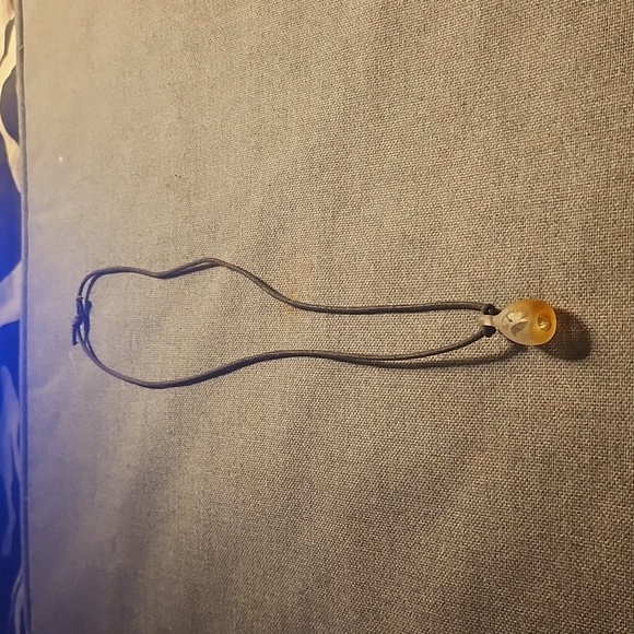 Om Potion Bottle Necklace, Yellow - Picture 2 of 3